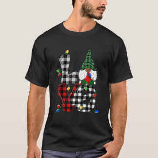 Black African American Gnome Weihnachtsjamas 202 T-Shirt