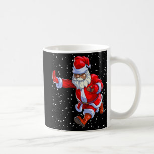 Black African American Santa Claus Football Afro C Kaffeetasse