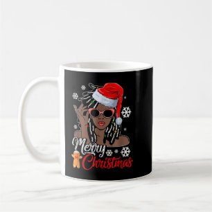 Black African Girl American Xm - Weihnachtsmannmüt Kaffeetasse