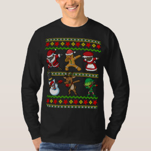 Black African Squad Santa Claus Frau Claus T-Shirt