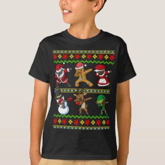 Black African Squad Santa Claus Frau Claus T-Shirt