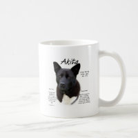 Black Akita History Design