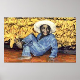 Black America Vintag Young Boy Poster