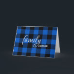 Black and Blue Kariert Step Brother Birthday Karte<br><div class="desc">Geburtstag für Step Brother auf blauem und schwarzem Büffel kariertes Muster. Das Kartendesign kann für alle Familienmitglieder bearbeitet werden.</div>