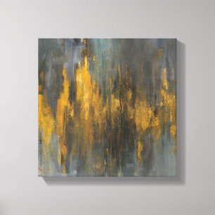Black and Gold Abstract Print Danhui Nai   Leinwanddruck