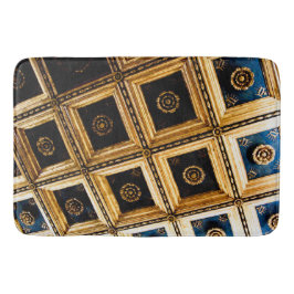 Black and Gold Architektur Badematte