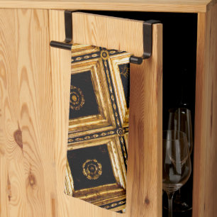 Black and Gold Architektur Geschirrtuch