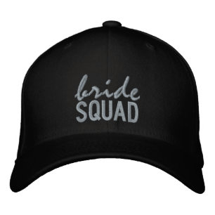 Black and Gold Bridge Squad Bestickte Kappe