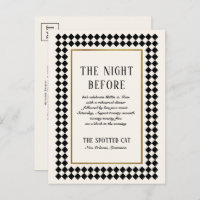 Black and Gold Checkerboard Border Jazz Probe