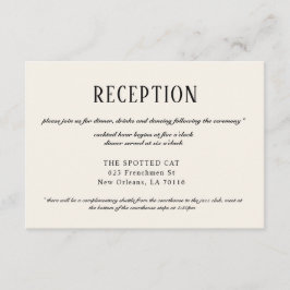 Black and Gold Checkerboard Border Wedding Begleitkarte