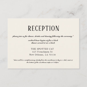 Black and Gold Checkerboard Border Wedding Begleitkarte