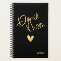 Black and Gold Dance Mama Personalisiert