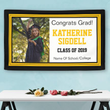 Black and Gold Grad One Foto
