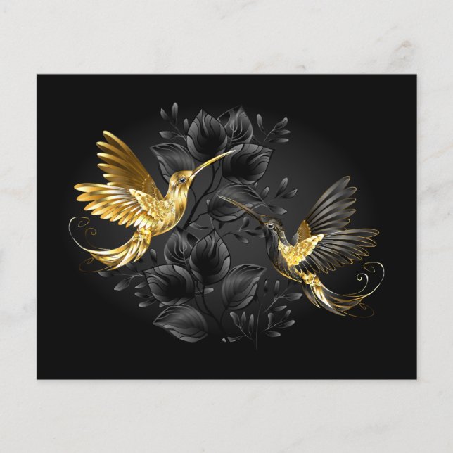 Black and Gold Hummingbird (Vorderseite)