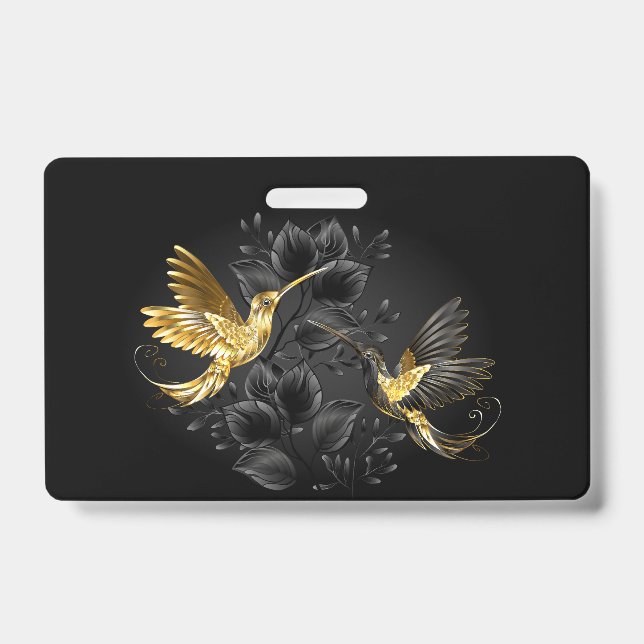 Black and Gold Hummingbird Ausweis (Vorderseite)