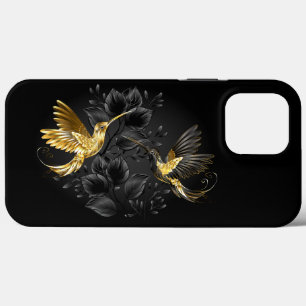 Black and Gold Hummingbird Case-Mate iPhone Hülle