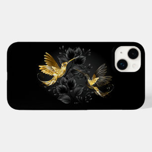 Black and Gold Hummingbird Case-Mate iPhone 14 Plus Hülle