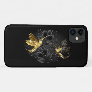 Black and Gold Hummingbird Case-Mate iPhone Hülle