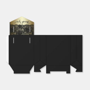 Black and Gold Lace Fevor Boxes Geschenkschachtel