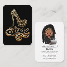 Black and Gold Leopard Boss Lady