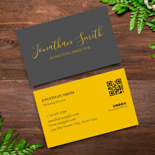 Black and Gold Luxury Business   Beruflich Visitenkarte