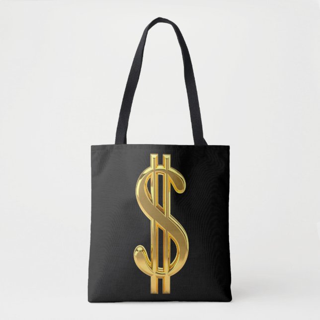 Black and Gold Money Bag (Vorderseite)