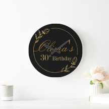 Black and Gold Personalized