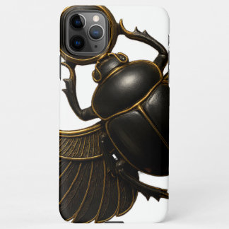 Black and Gold Pharaonic Beetle iPhone Case iPhone 11Pro Max Hülle