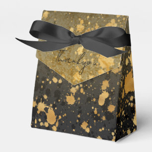 Black and Gold Vielen Dank für Ihre Unterstützung  Geschenkschachtel