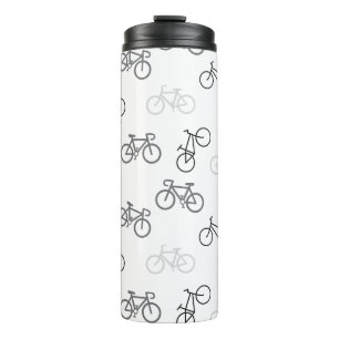 Black and Gray Bikes Thermosbecher