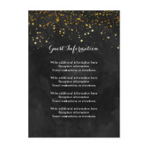 Black and Imitate Gold Glitzer