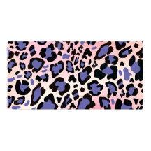 Black and Lavender Leopard Print: Bold und Elegant