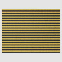 Black And Metallic Gold Stripe Pattern Premium Seidenpapier
