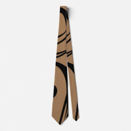 Black and Mocha Brown Business Neck Tie Krawatte