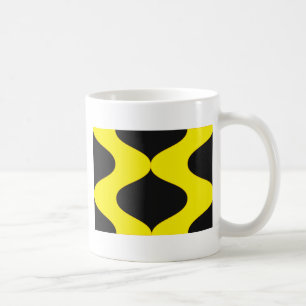 Black and Nu Gold Smooch Tasse