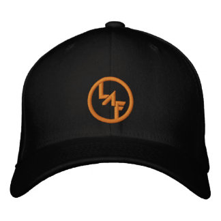 Black and Orange LAF Hat Bestickte Baseballkappe