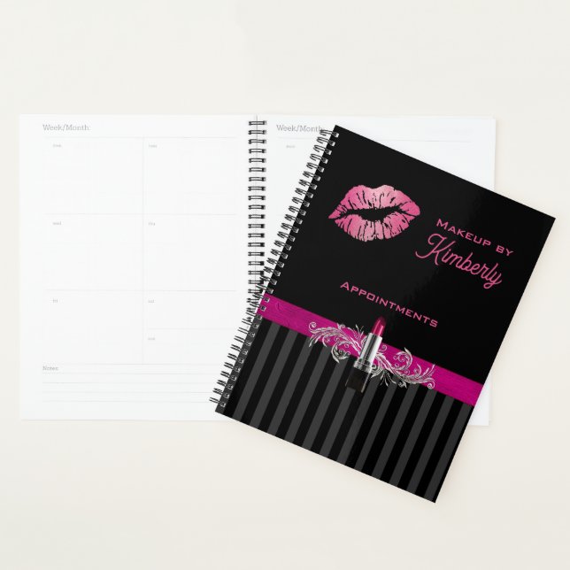 Black and Pink Makeup Business Planer (Anzeige)