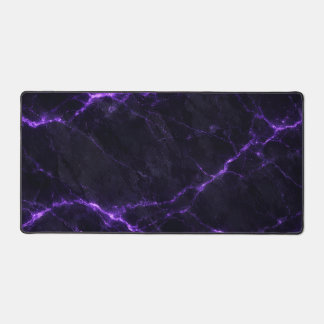 Black and Purple Marble Mouse Pad Schreibtischunterlage