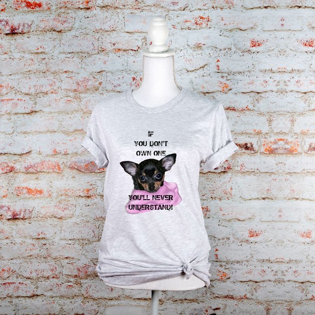 Black and Tan Chihuahua Puppy T-Shirt (Von Creator hochgeladen)
