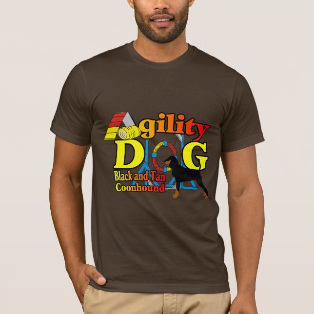 Black_and_Tan_Coonhound-Agility T-Shirt (Vorderseite)