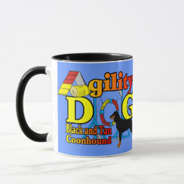 Black_and_Tan_Coonhound-Agility Tasse