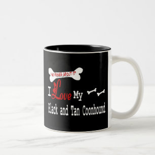Black And Tan Coonhound (Ich liebe) Tasse