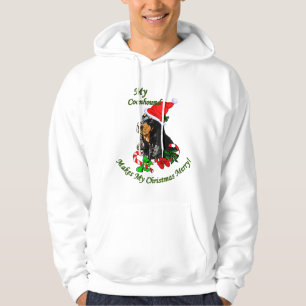Black and Tan Coonhound Weihnachtsgeschenke Hoodie