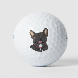 Black and Tan Frenchie French Bulldog Golfball