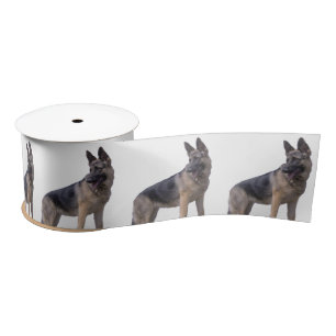 Black and Tan German Shepherd Dog  Satinband