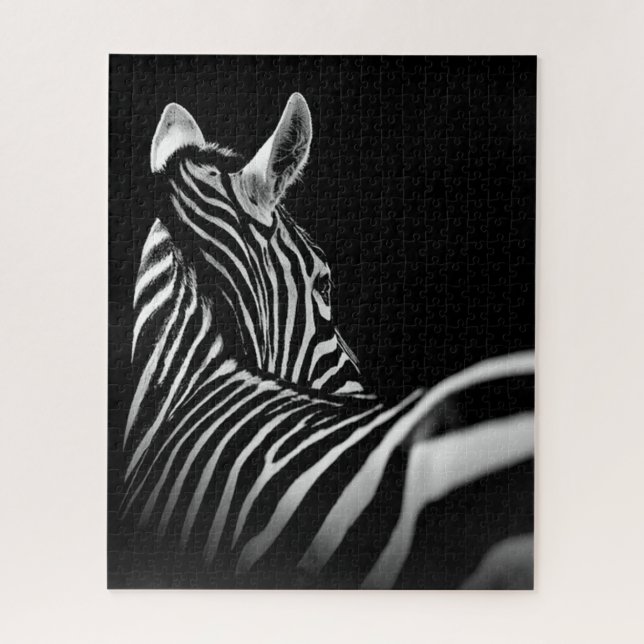 black and whit zebra puzzle (Vertikal)