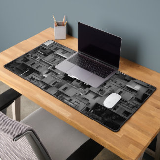 Black and White Architectural Schreibtischunterlage