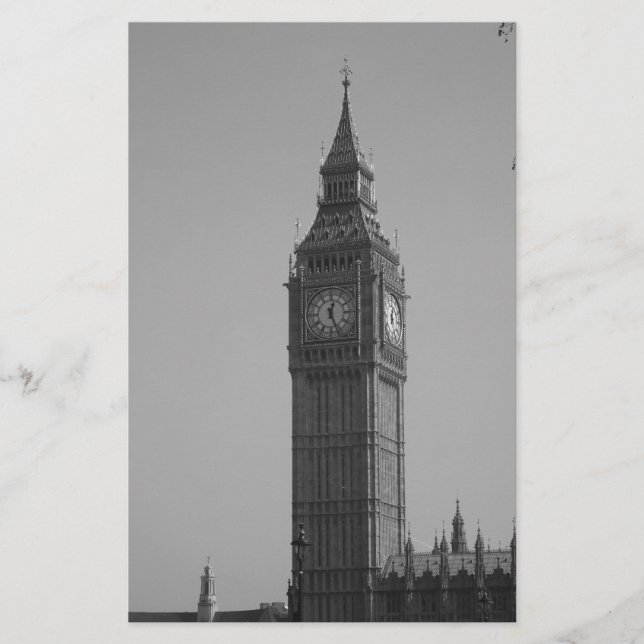 Black and White Big Ben (Vorderseite)