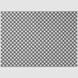 Black and White Checkered Tissue Paper Seidenpapier