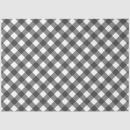 Black and White Checkered Tissue Paper Seidenpapier
